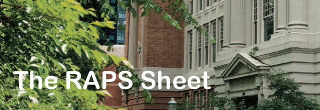RAPS Sheet: Monthly Newsletter