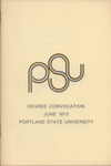 1972 Commencement Program by Commencement