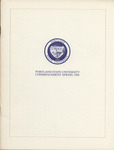 1981 Commencement Program by Commencement