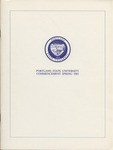 1983 Commencement Program by Commencement
