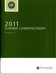 2011 Summer Commencement Program by Commencement