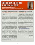 Sociology of Islam & Muslim Societies, Newsletter No. 1 by Tugrul Keskin and Gary Wood