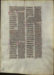 08, [Bible]; leaf from Glossa in epistolas Pauli by Peter Lombard