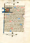 19, Leaf from a Book of Hours by Catholic Church