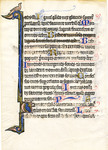 25, Leaf from an Early Psalter by Catholic Church