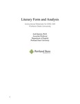 Literary Form and Analysis: Instructional Materials for English 300 by Josh Epstein