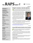 RAPS Sheet, March 2012 by Retirement Association of Portland State