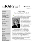 RAPS Sheet, November 2013 by Retirement Association of Portland State