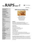 RAPS Sheet, December 2014 by Retirement Association of Portland State