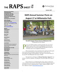 RAPS Sheet, Summer 2017 by Retirement Association of Portland State