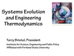 Systems Evolution and Engineering Thermodynamics