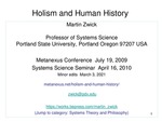 Holism and Human History by Martin Zwick