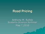 Road Pricing by Anthony M. Rufolo