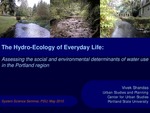 The Hydro-ecology of Everyday Life: Assessing the Social and Environmental Determinants of Water Use in the Portland Region