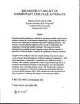 Reconstructability Analysis of Elementary Cellular Automata