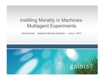 Evolving Machine Morality Strategies through Multiagent Simulations