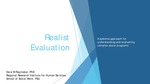 Realist Evaluation: A Systems Approach for Understanding and Assessing Complex Social Programs by Dora Raymaker