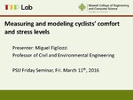 Measuring and Modeling Cyclists’ Comfort and Stress Levels