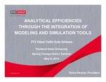 Analytical Efficiencies Through the Integration of Modeling and Simulation Tools