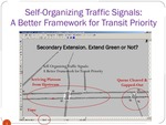 Self-Organizing Signals: A Better Framework for Transit Signal Priority by Peter G. Furth