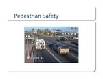 Pedestrian Safety and Culture Change