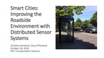 Smart Cities: Improving the Roadside Environment with Distributed Sensor Systems