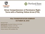 Driver Comprehension of Permissive Right-Turns with a Flashing Yellow Arrow (FYA)