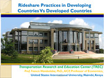 Rideshare Practices in Developing Countries vs Developed Countries by Francis Wambalaba