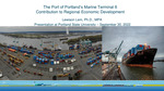 Port of Portland’s Marine Terminal 6 Contribution to Regional Economic Development