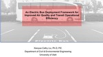 Webinar: Electric Bus Deployment: Cost and Environmental Equity by Cathy Liu