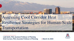 Webinar: Assessing Cool Corridor Heat Resilience Strategies for Human-Scale Transportation