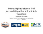 Webinar: Improving Recreational Trail Accessibility with a Volcanic Ash Treatment